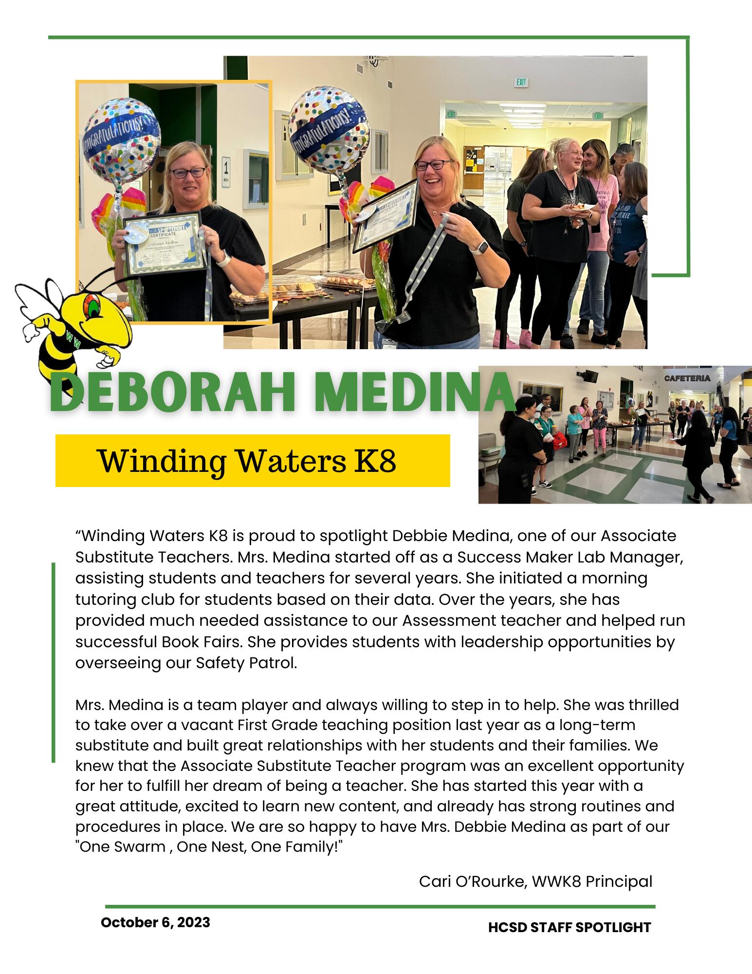 Deborah Medina - Winding Waters K=8