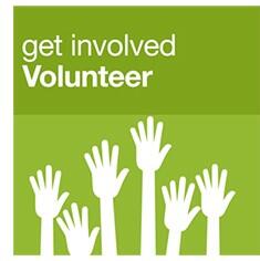 Get involved - Volunteer graphic