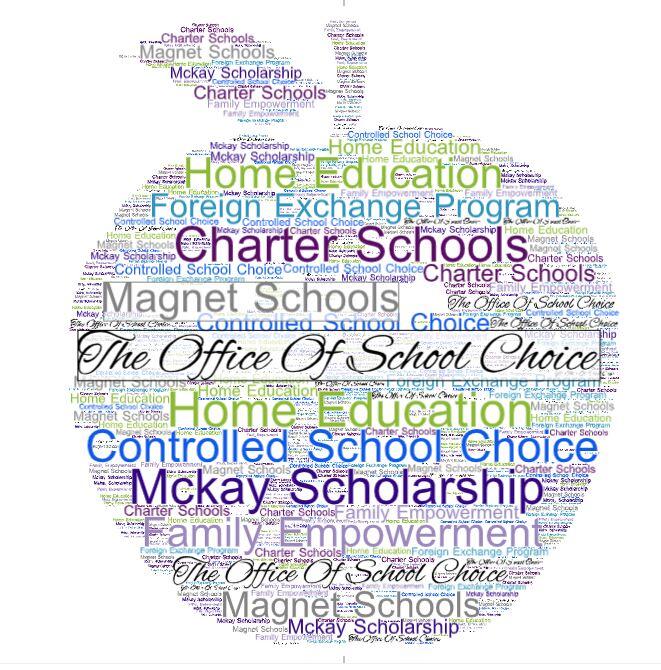 School Choice Wordle Image