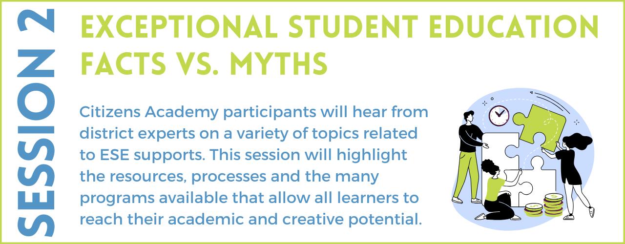 Session 2 - Exceptional Student Education Facts vs Myths