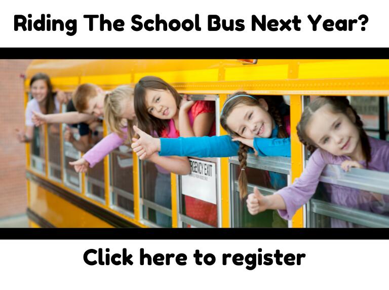 Riding the bus next year? Click here to register.