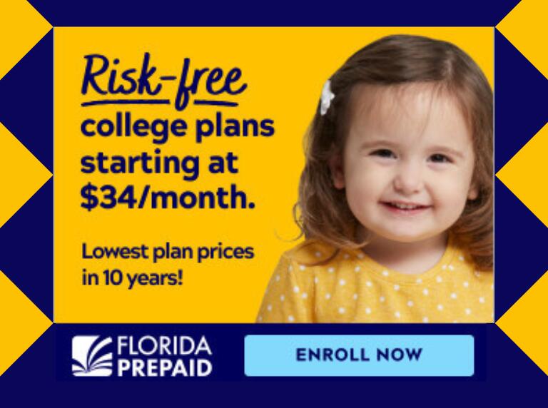 Florida PrePaid Enrollment starting at $34/month